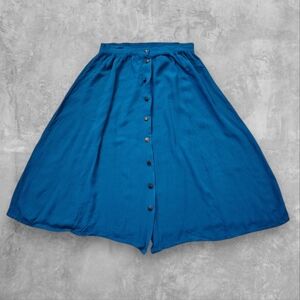Sag Harbor Vibrant Blue A-Line Skirt